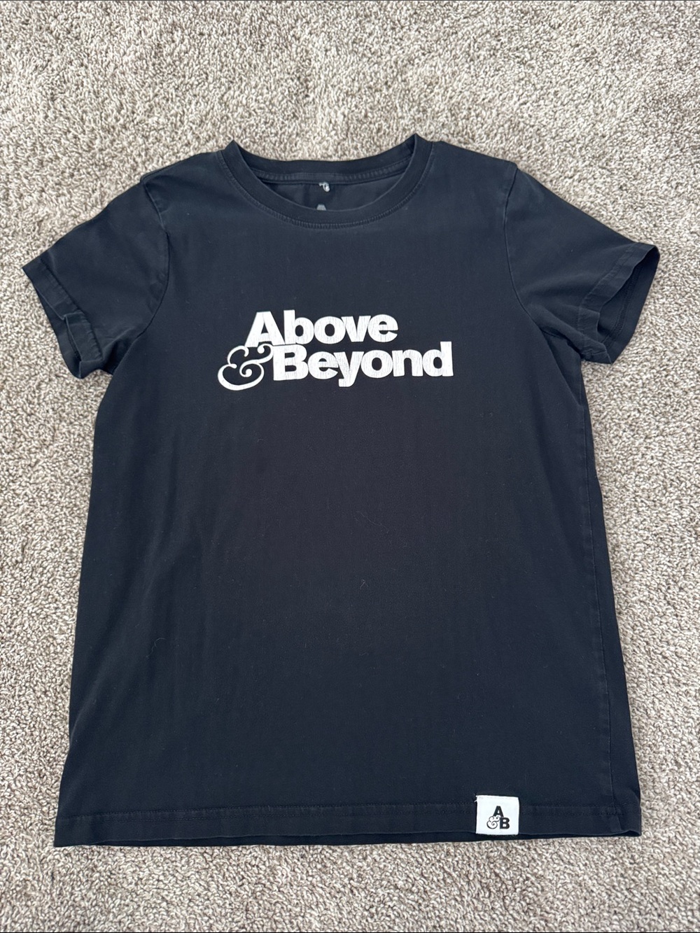 Above & Beyond Black Graphic Short Sleeve Tee